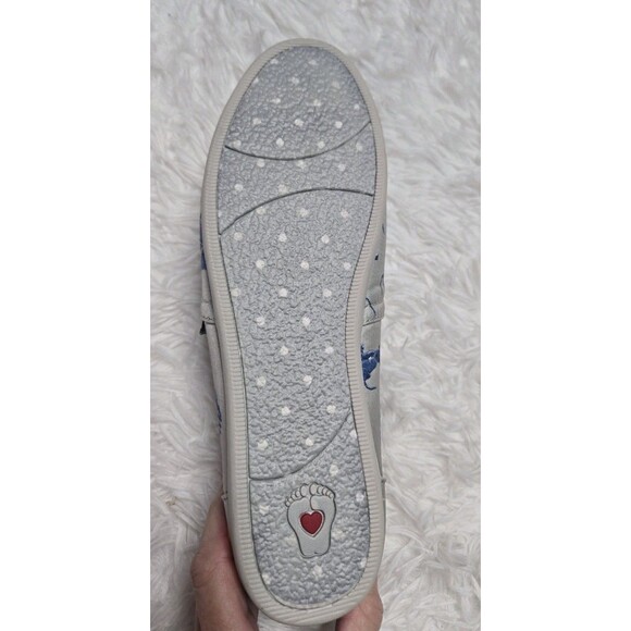 Bobs For Dogs Skechers Dog Print Memory Foam Canvas Flat Slip On Sneaker Size 9 - Picture 6 of 9